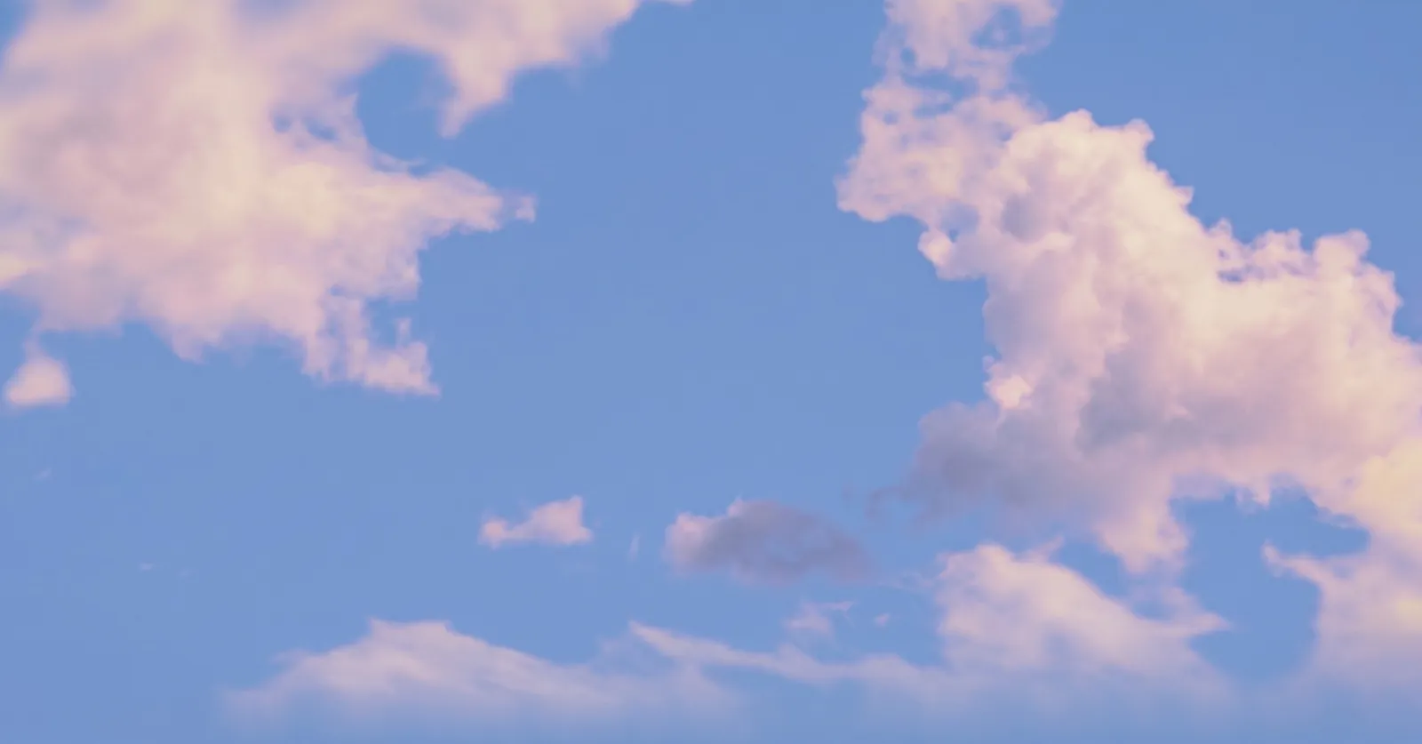 Pale clouds on a blue sky